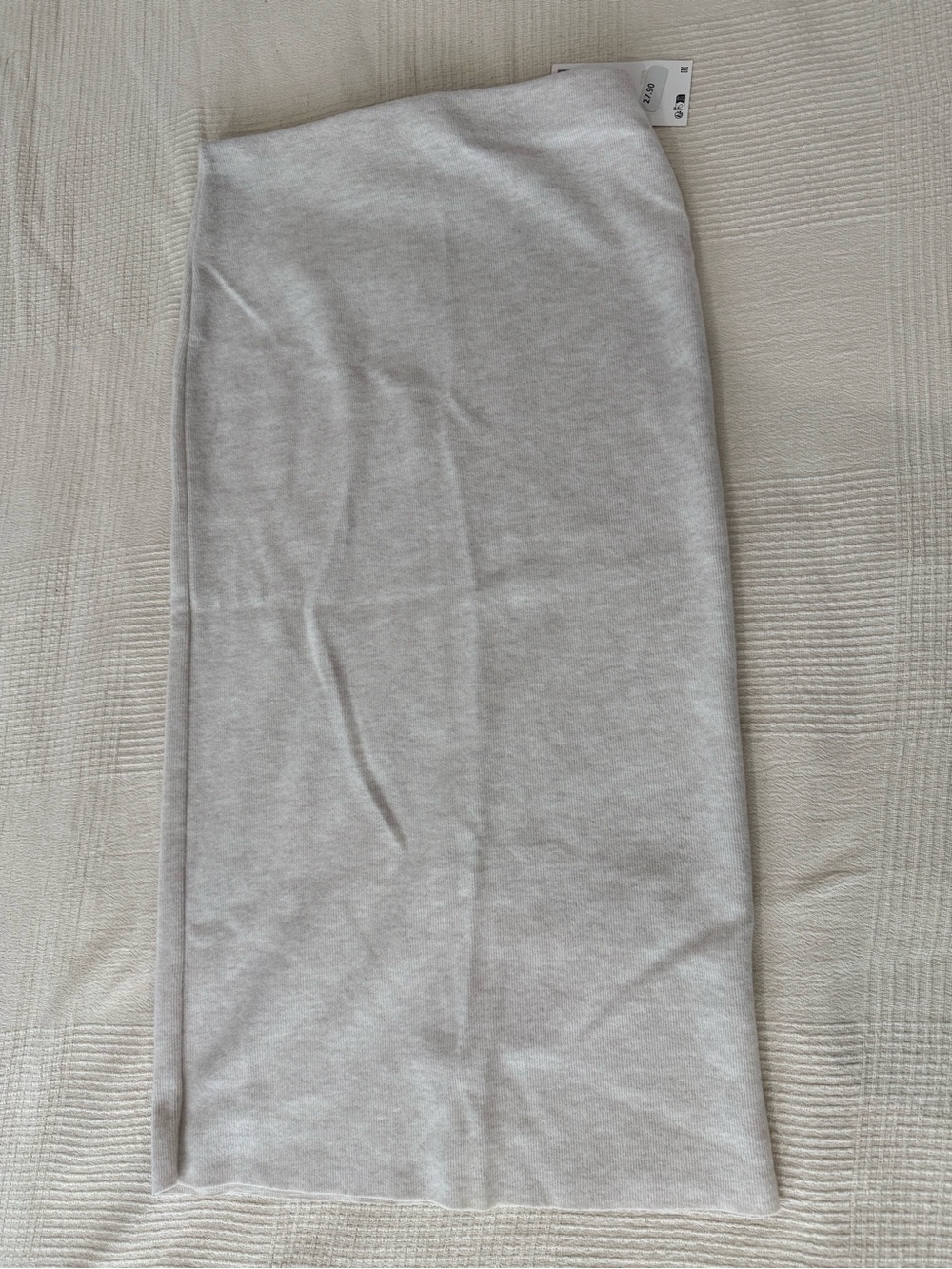 Zara off white Pencil Knit Midi Skirt